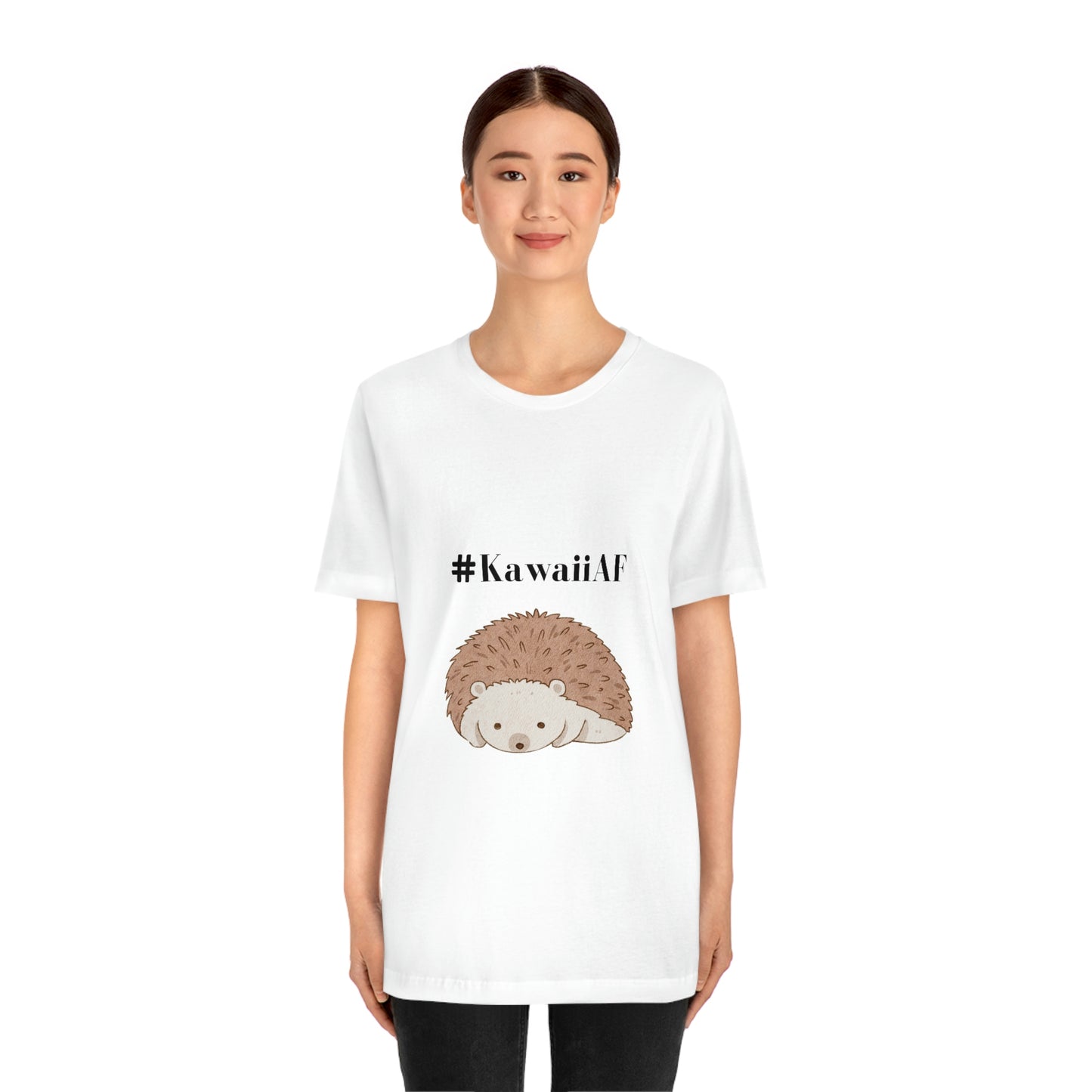 #KawaiiAF Porcupine - Unisex Jersey Short Sleeve Tee