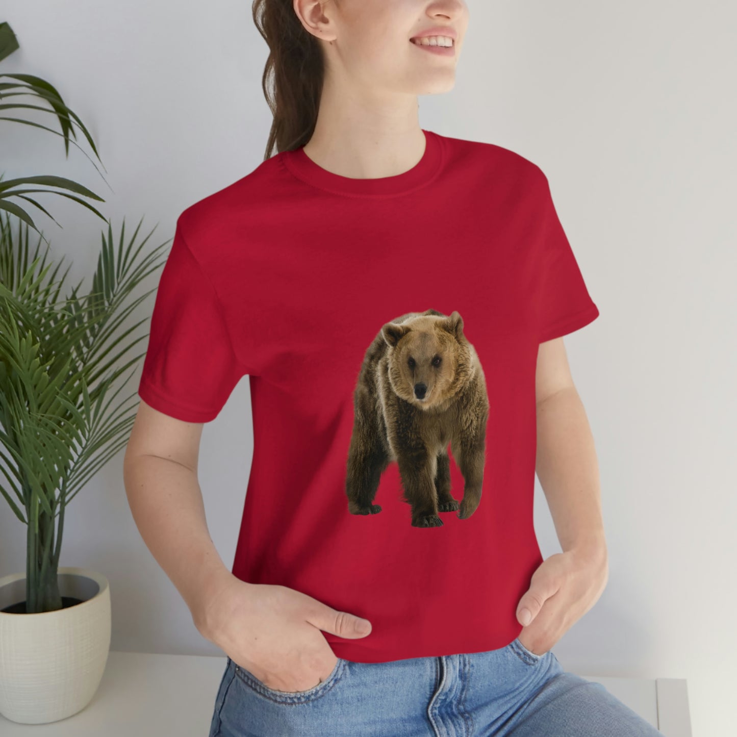 Brown Bear AF - Unisex Jersey Short Sleeve Tee