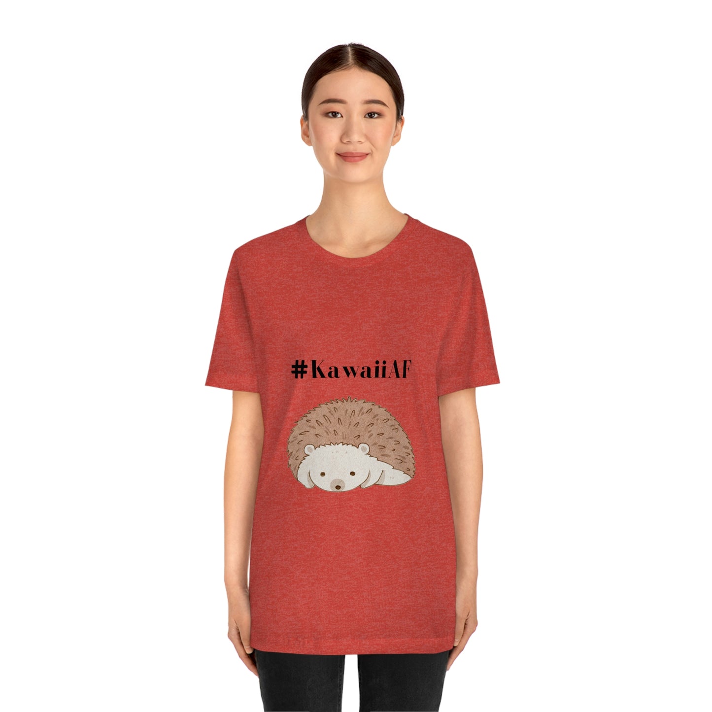 #KawaiiAF Porcupine - Unisex Jersey Short Sleeve Tee