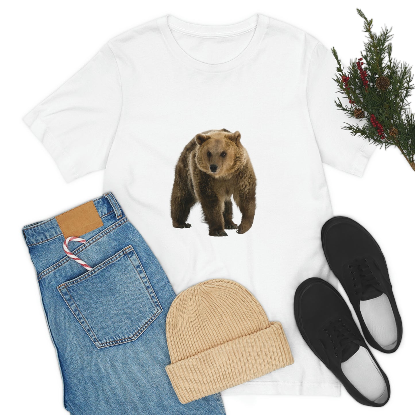 Brown Bear AF - Unisex Jersey Short Sleeve Tee