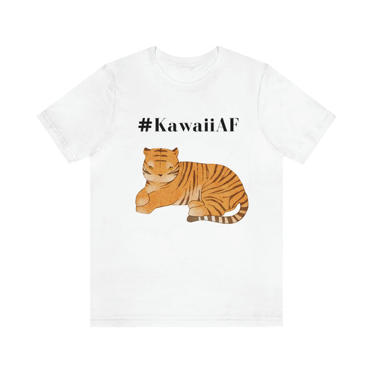 #KawaiiAF Tiger - Unisex Jersey Short Sleeve Tee