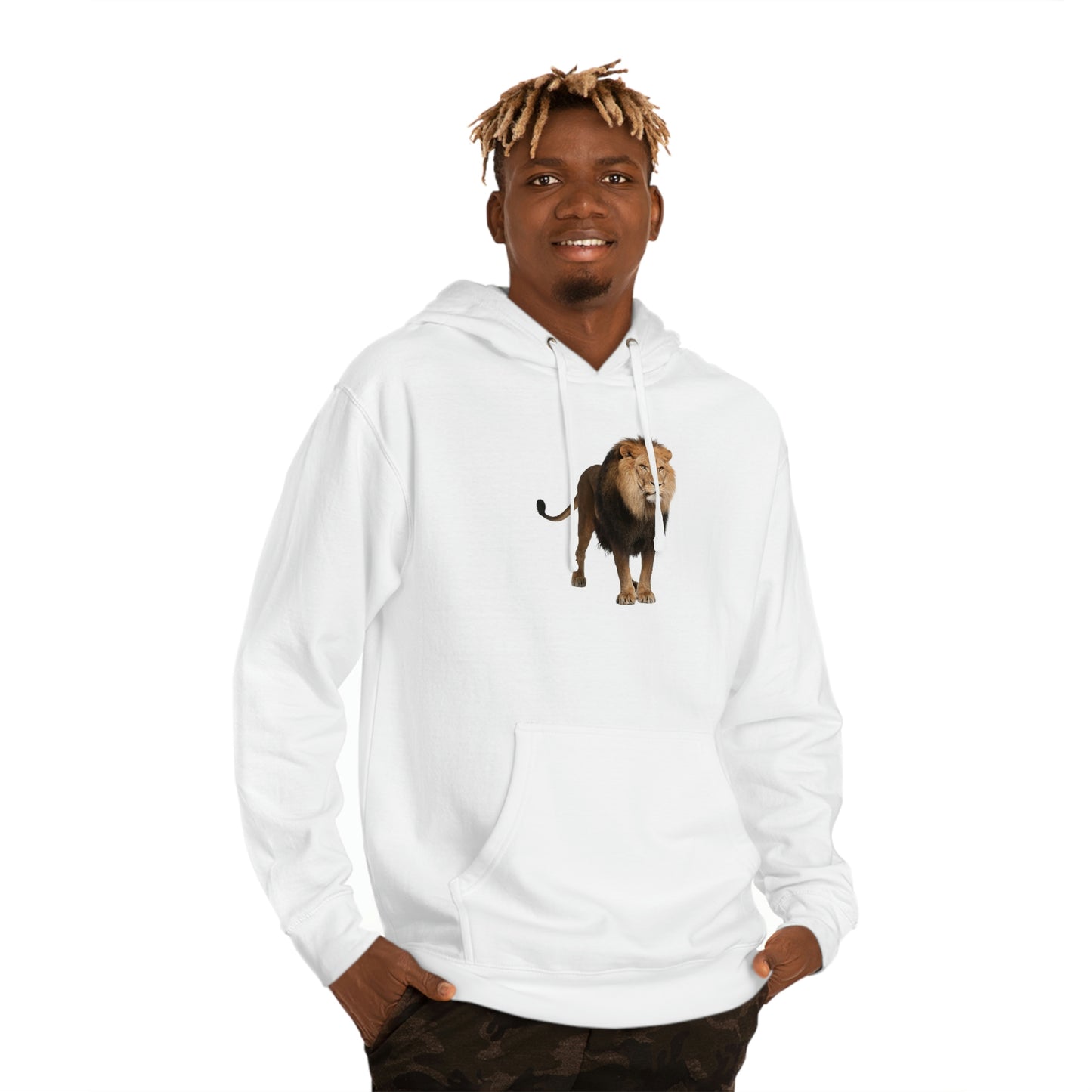 Lion AF - Unisex EcoSmart® Pullover Hoodie Sweatshirt