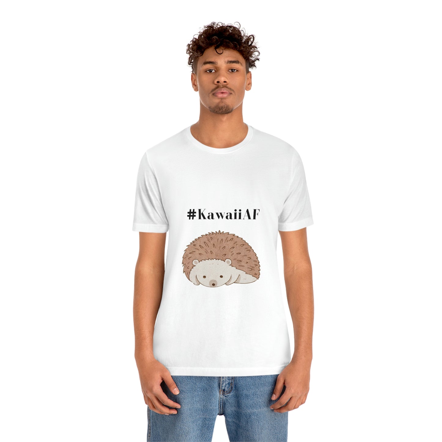 #KawaiiAF Porcupine - Unisex Jersey Short Sleeve Tee