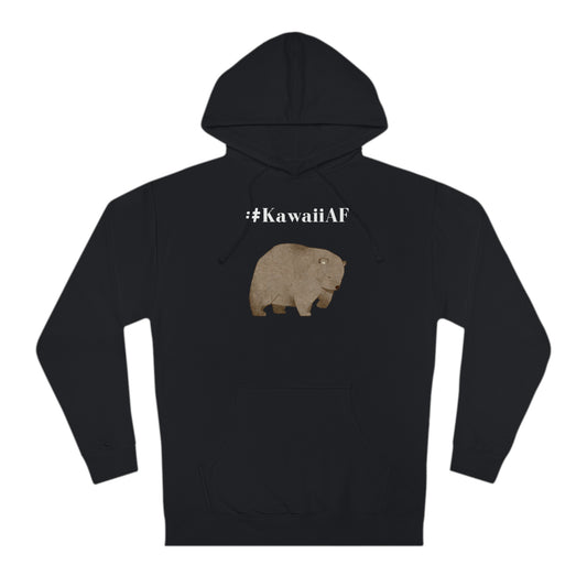 #KawaiiAF Brown Bear - Unisex EcoSmart® Pullover Hoodie Sweatshirt