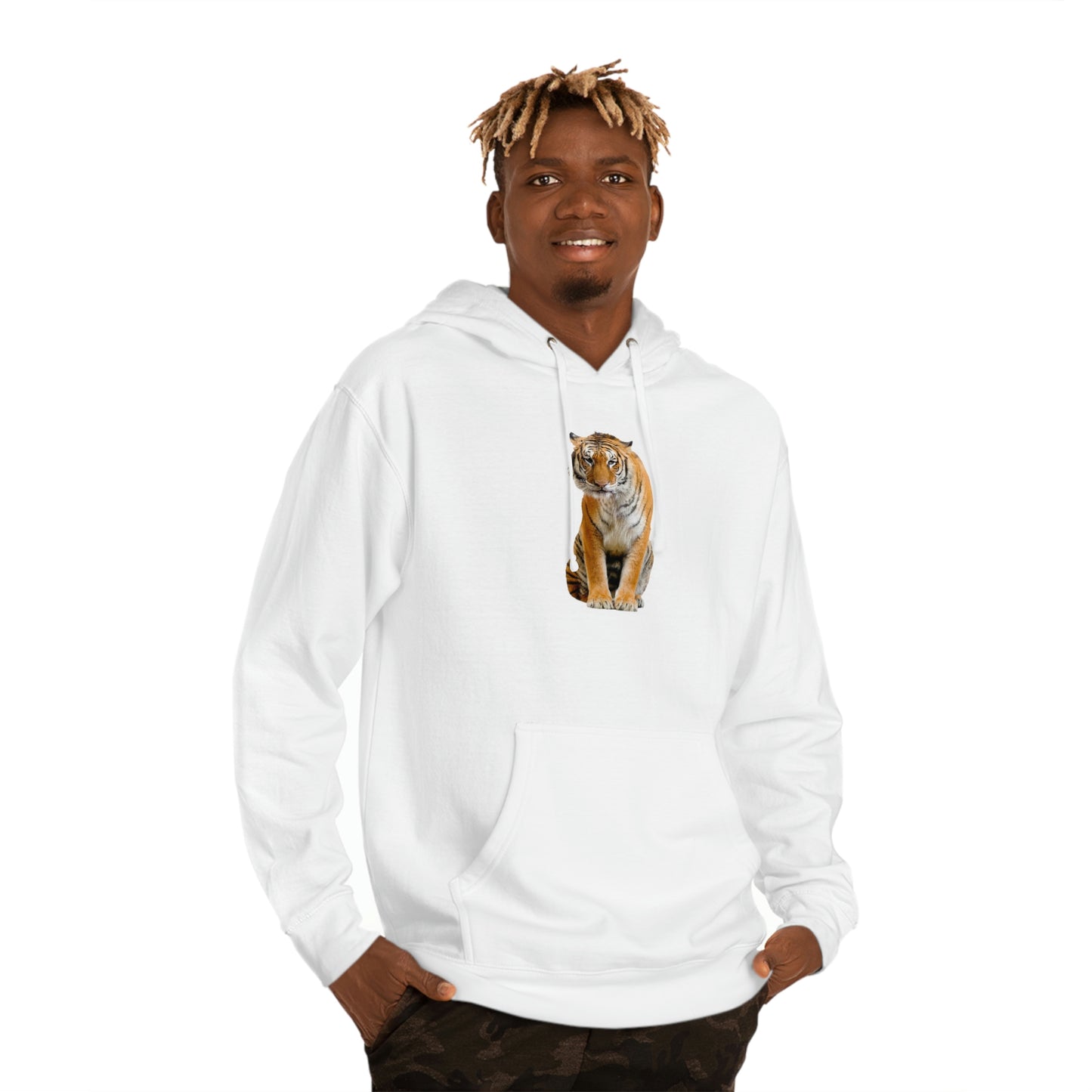 Tiger AF - Unisex EcoSmart® Pullover Hoodie Sweatshirt