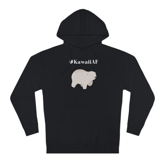 #KawaiiAF Polar Bear - Unisex EcoSmart® Pullover Hoodie Sweatshirt