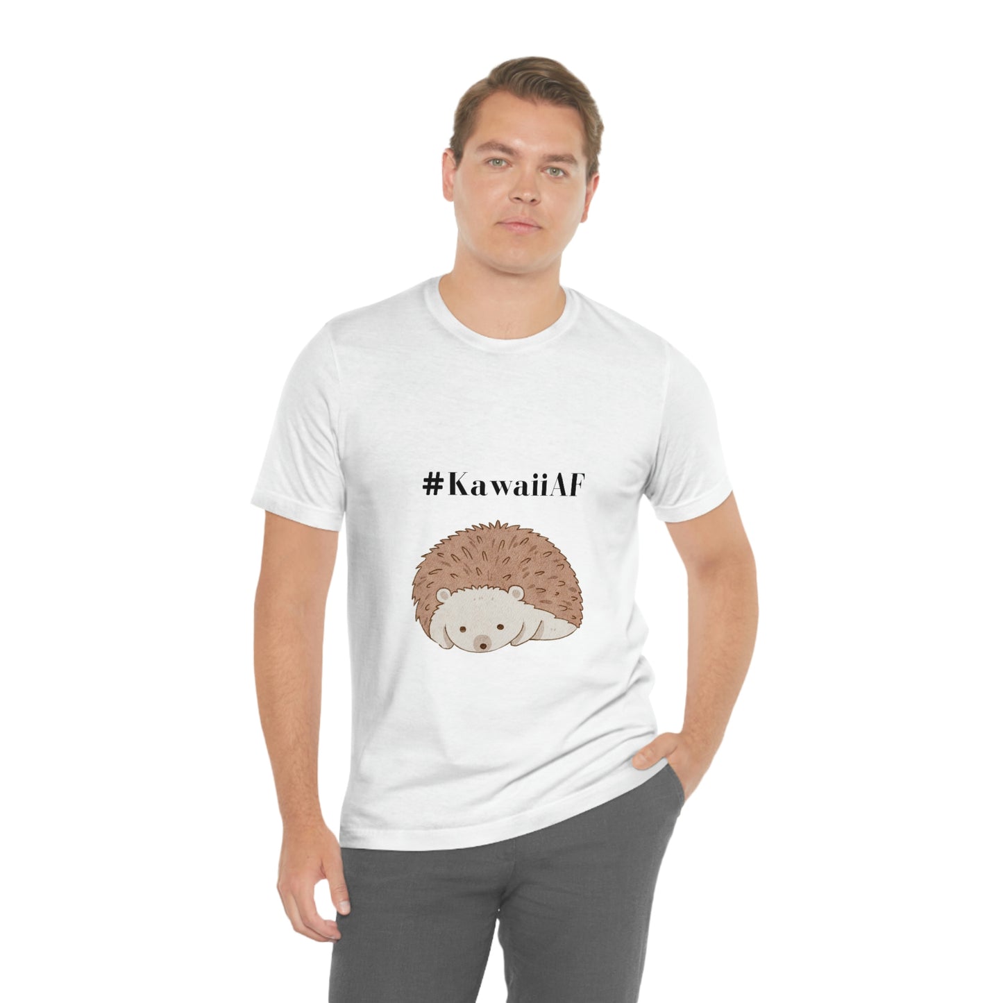 #KawaiiAF Porcupine - Unisex Jersey Short Sleeve Tee