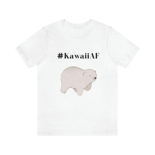 #KawaiiAF Polar Bear - Unisex Jersey Short Sleeve Tee