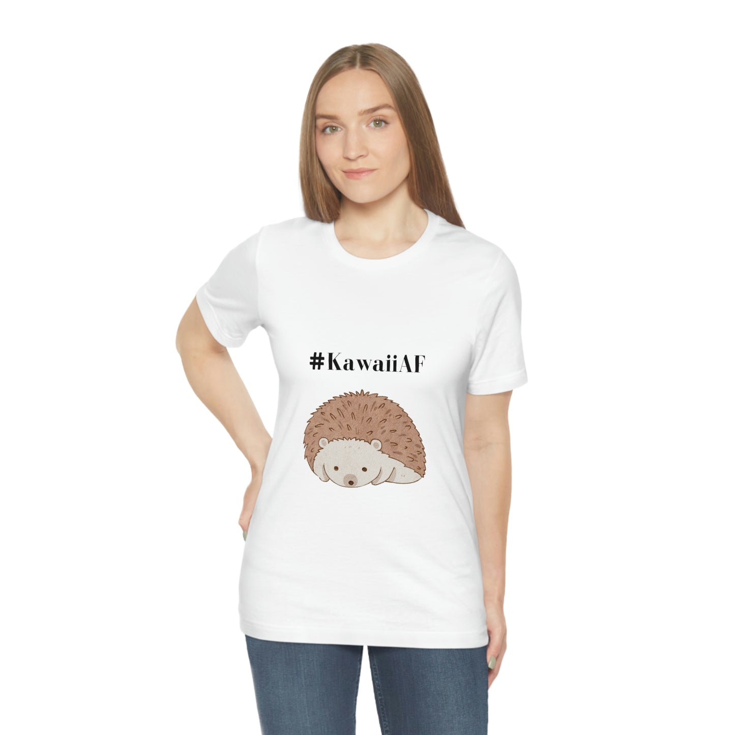 #KawaiiAF Porcupine - Unisex Jersey Short Sleeve Tee