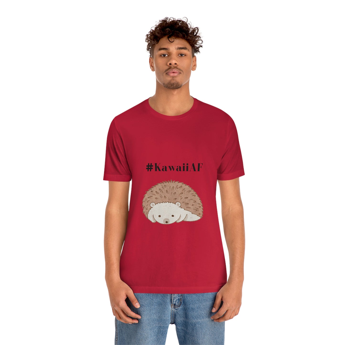 #KawaiiAF Porcupine - Unisex Jersey Short Sleeve Tee