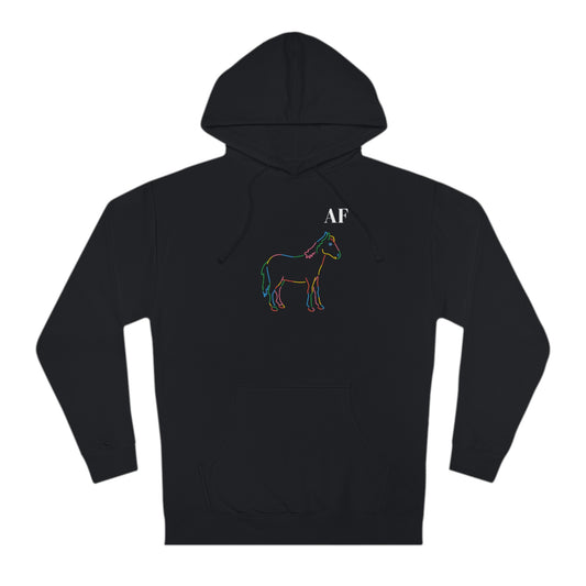 Rainbow Horse - Unisex EcoSmart® Pullover Hoodie Sweatshirt