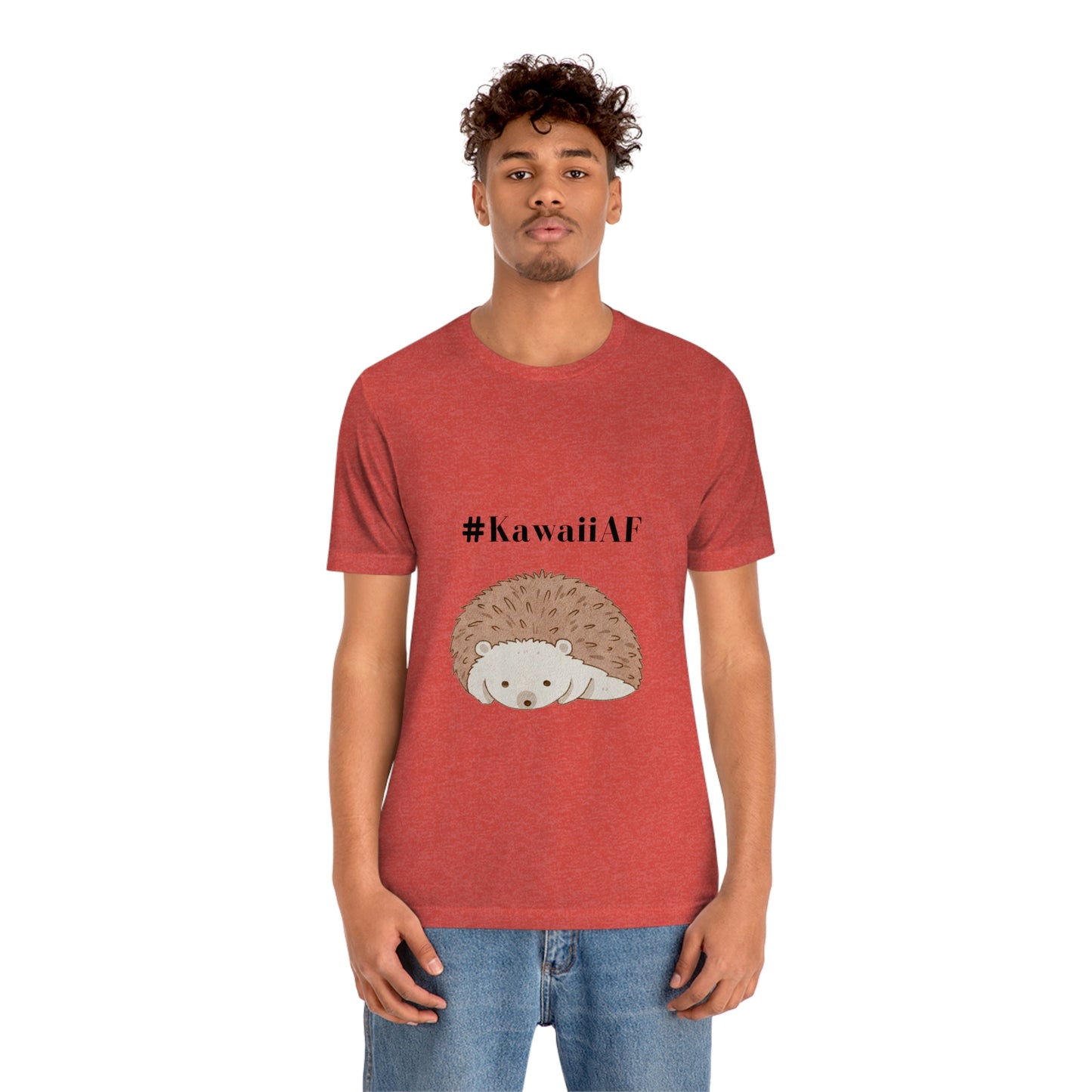 #KawaiiAF Porcupine - Unisex Jersey Short Sleeve Tee