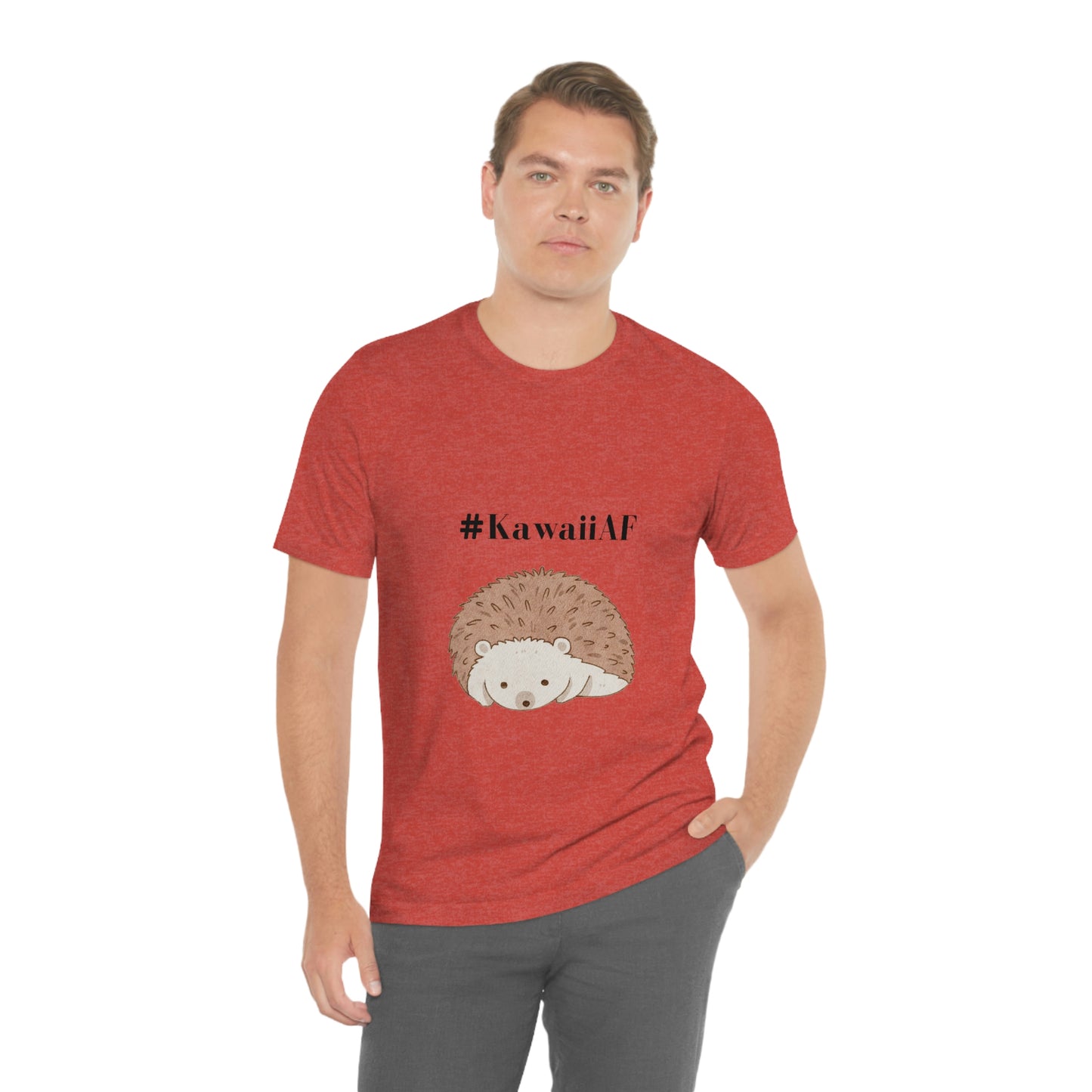 #KawaiiAF Porcupine - Unisex Jersey Short Sleeve Tee