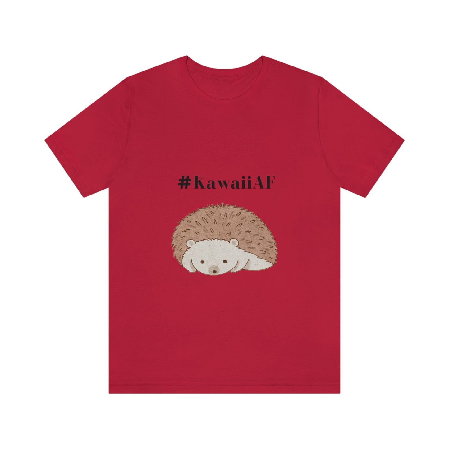 #KawaiiAF Porcupine - Unisex Jersey Short Sleeve Tee