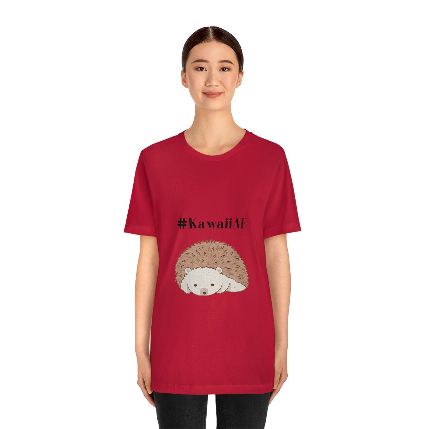 #KawaiiAF Porcupine - Unisex Jersey Short Sleeve Tee