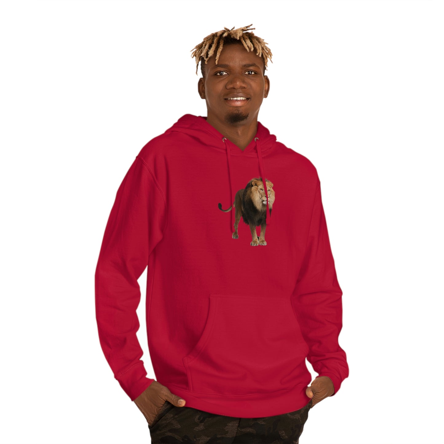 Lion AF - Unisex EcoSmart® Pullover Hoodie Sweatshirt