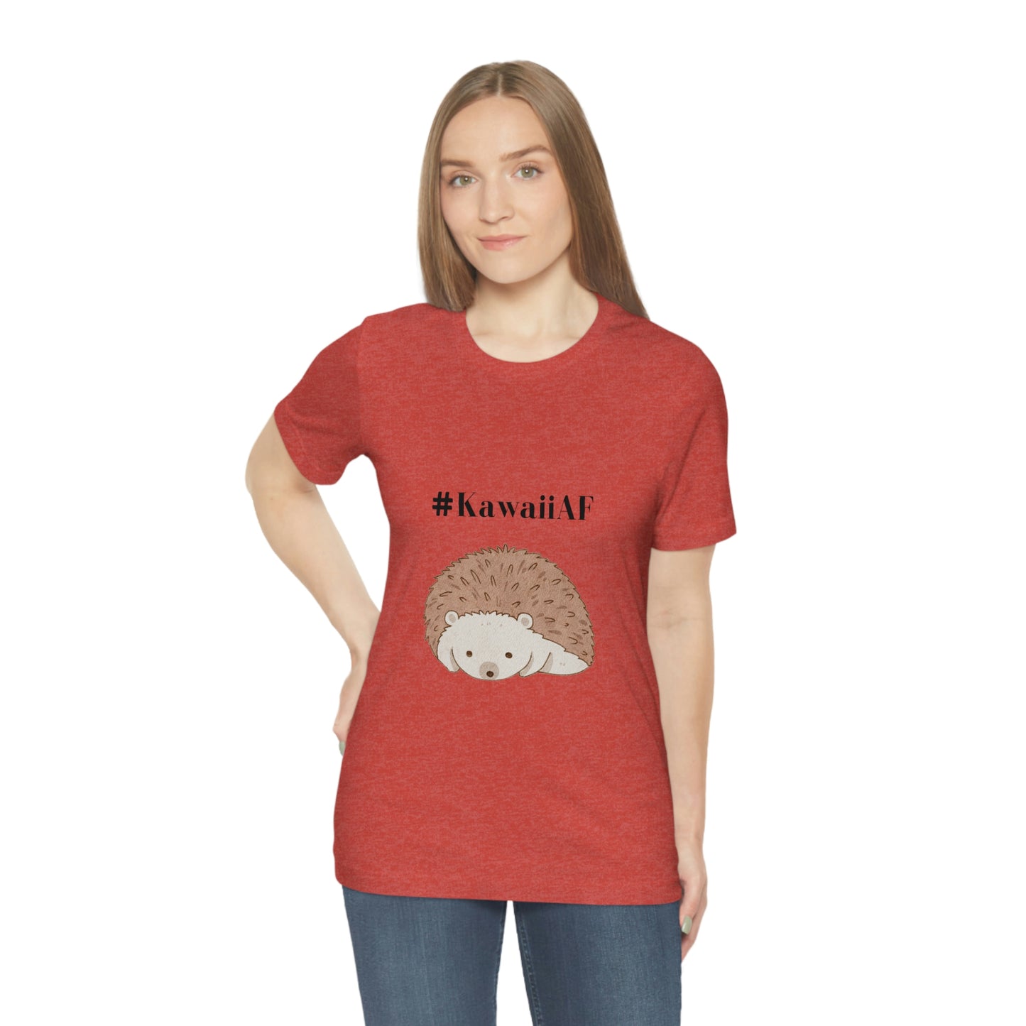 #KawaiiAF Porcupine - Unisex Jersey Short Sleeve Tee