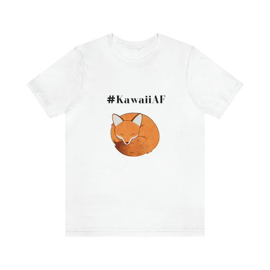 #KawaiiAF Fox - Unisex Jersey Short Sleeve Tee